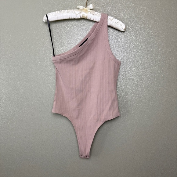 Forever21 Tan Ribbed Bodysuit- Medium - Picture 1 of 6